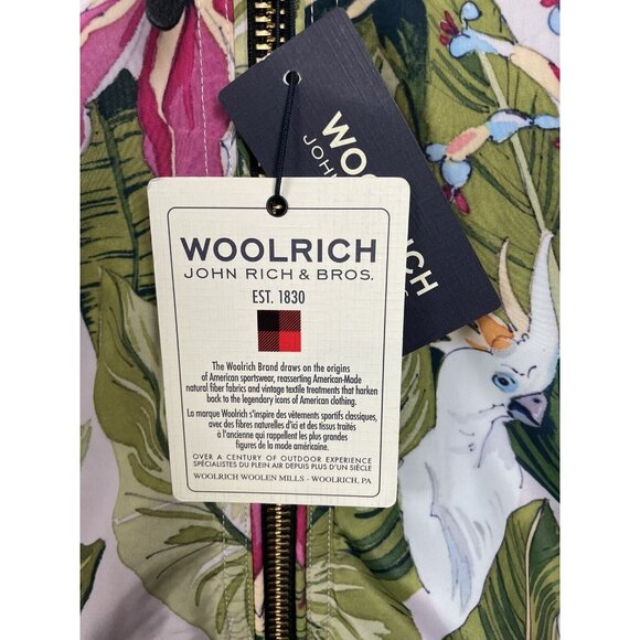 Woolrich Chemung Bomber Jacket Womens Size S Tropical NWT - Picture 7 of 12